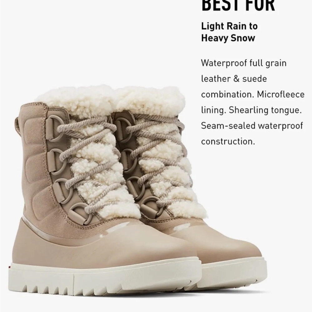 NWT! Sorel Joan of Arctic lite boots